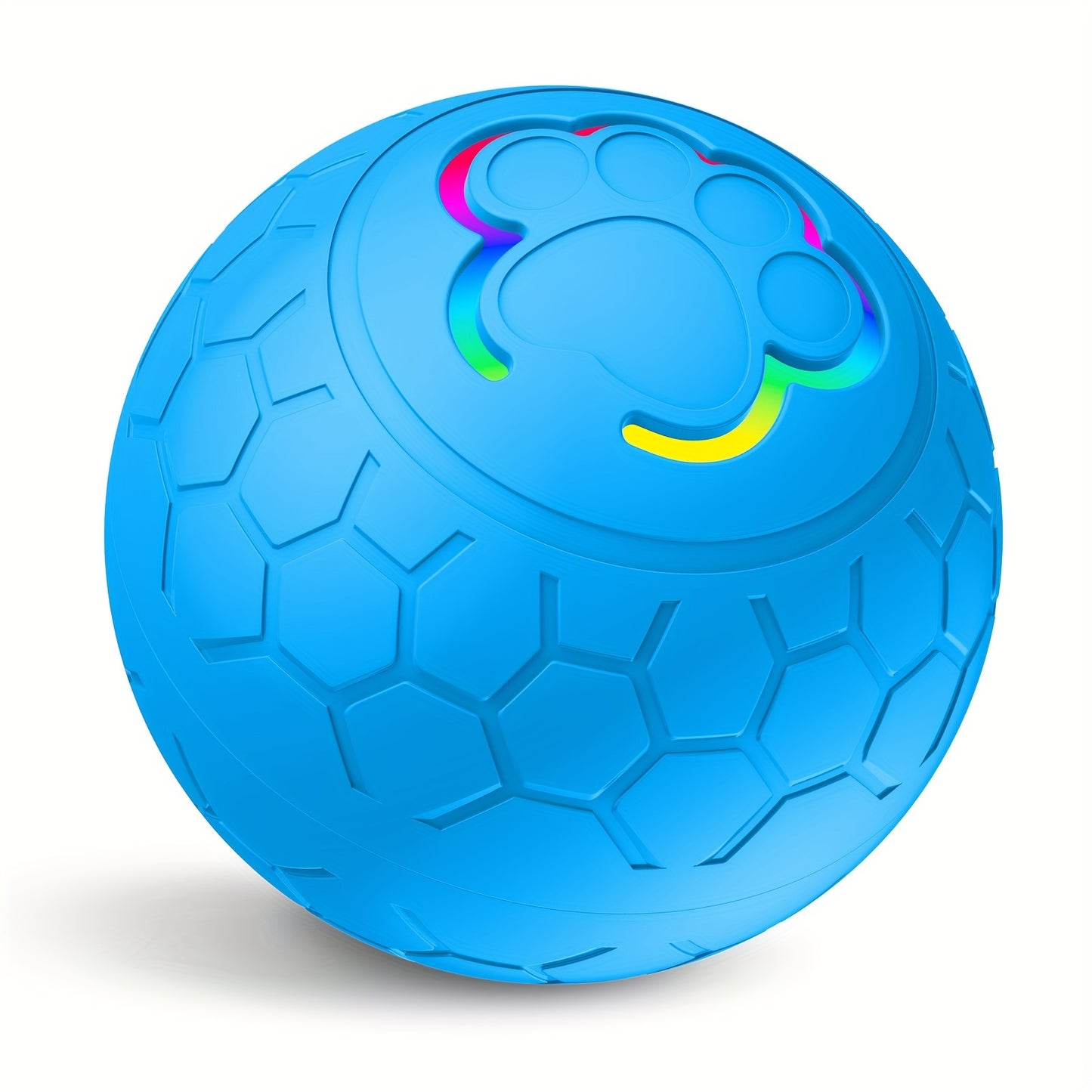 Smart Bouncing Pet Toy Ball – Rechargeable, Bite-Resistant, Interactive Fun