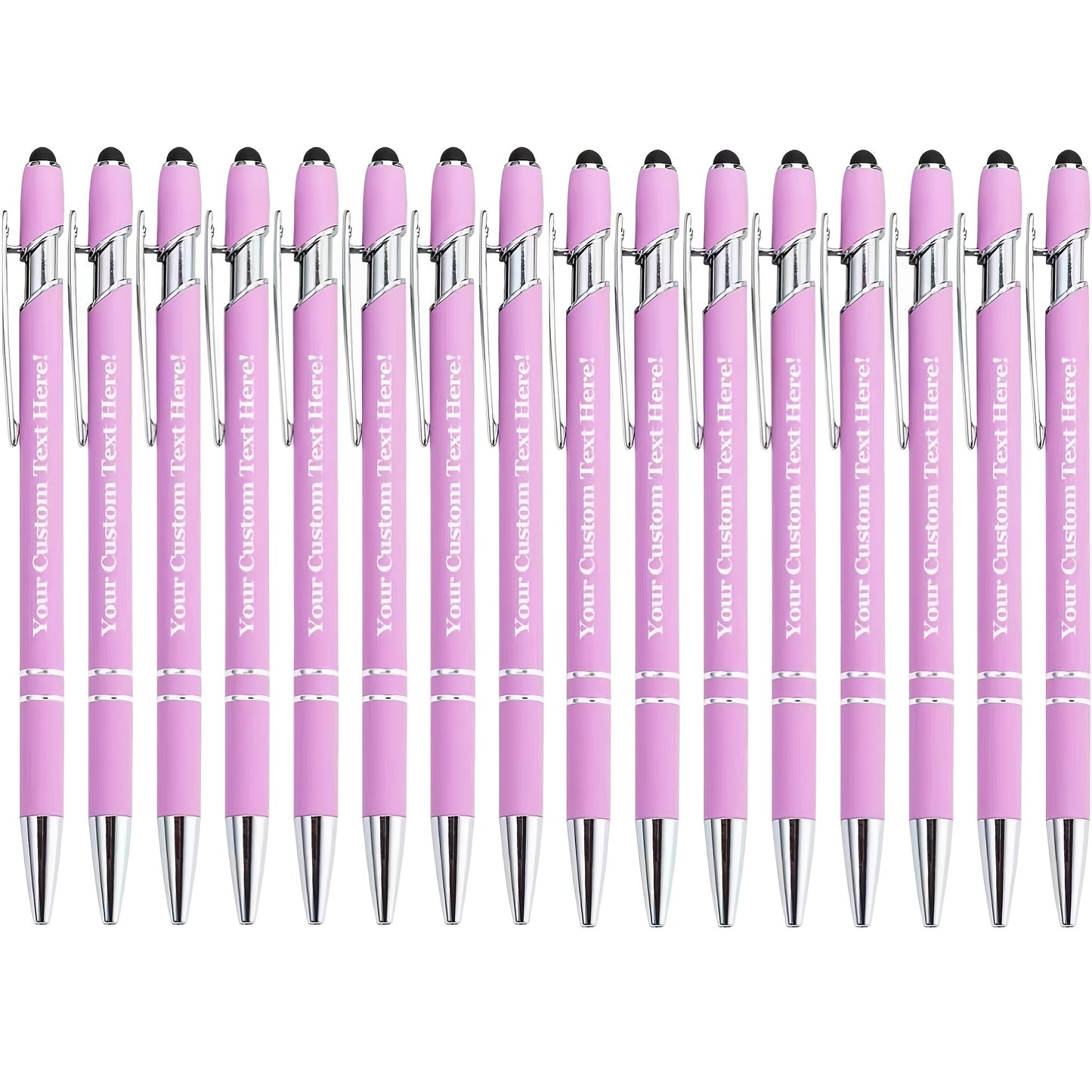 8pcs/16pcs/24pcs Round Metal Retractable Ballpoint Pen Set | Smooth Writing Experience, Medium Tip, Suitable for Office, School, Diary and Art Projects, with Personalized Touch