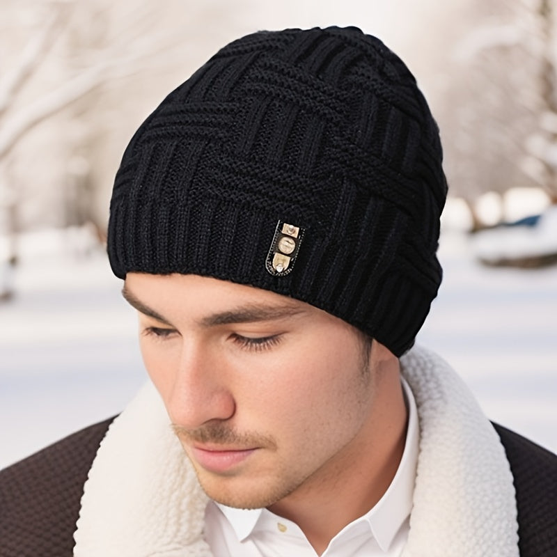 Skullies Beaines Unisex Cable-Knit Beanie Hat