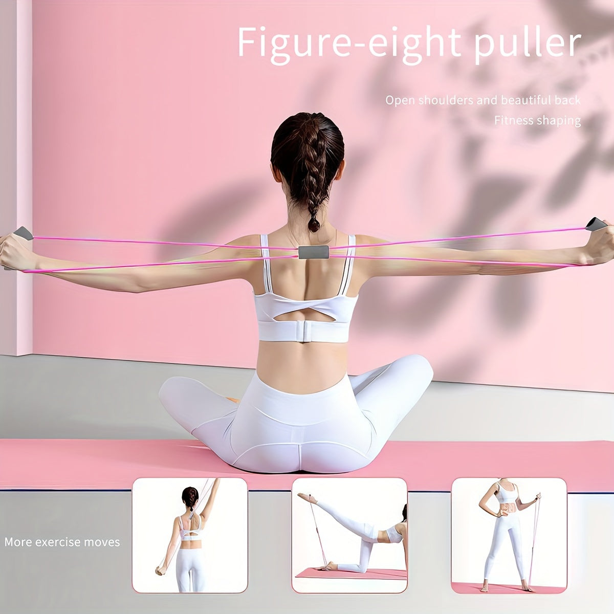 4pcs Fitness Set for Yoga & Home Workouts