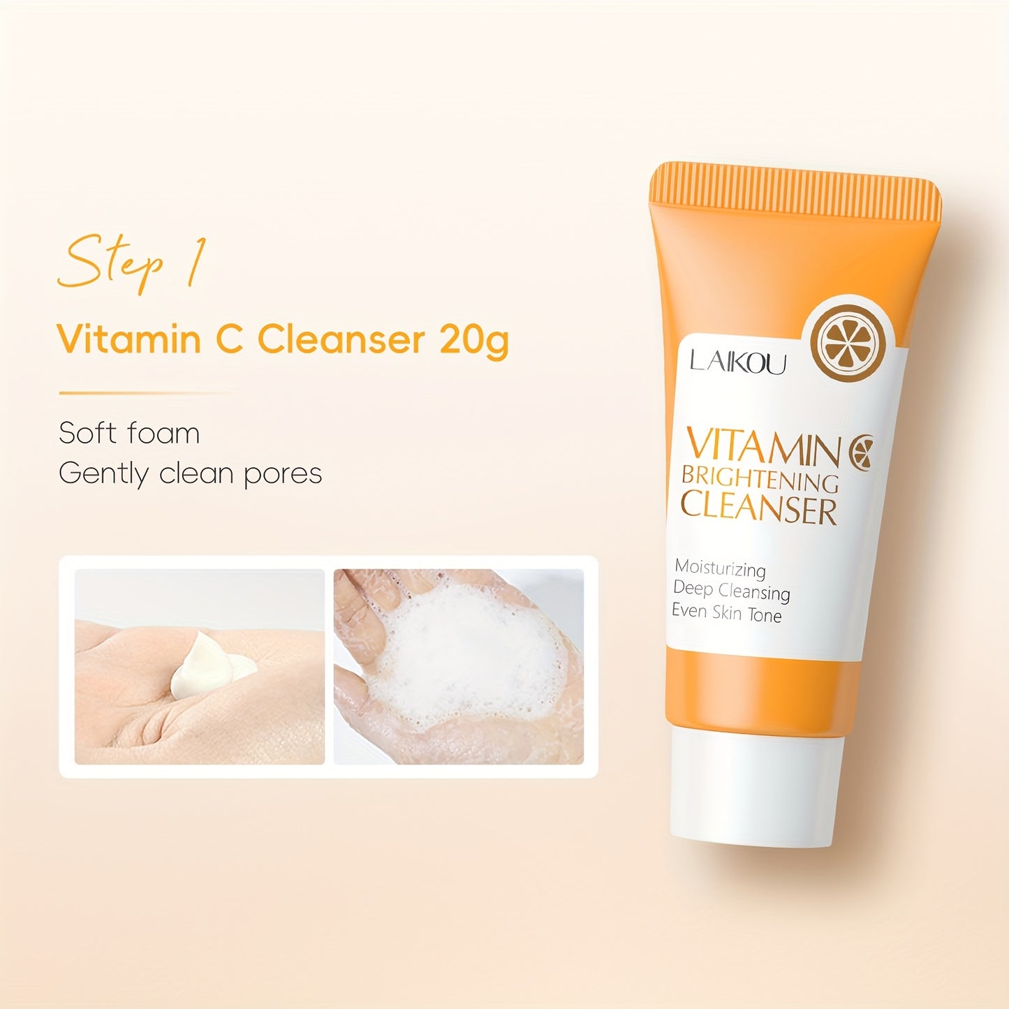 LAIKOU Vitamin C Skincare Set with Four Products