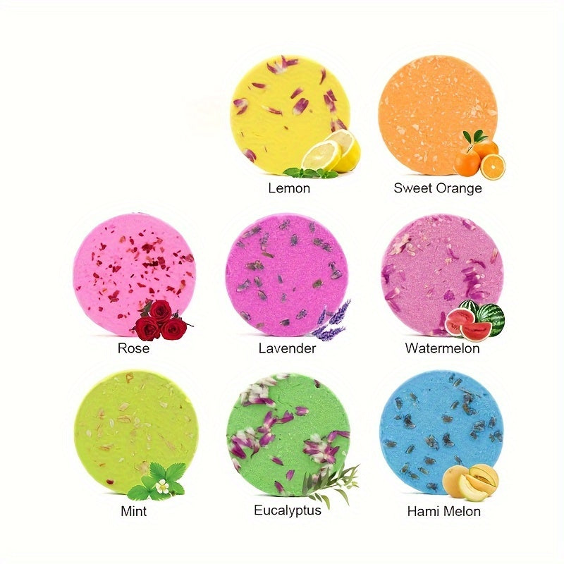 8-Pack Shower Steamers with Essential Oils,Bath Bombs,Self-Care,Gifts for Women And Men.