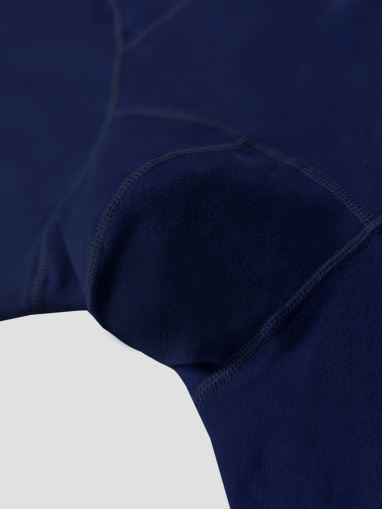 Men's Thermal Underwear Winter Warm Flocked Base Layer Pants - Heavy-Duty, All-Season & Elastic Fit for Cold Weather.