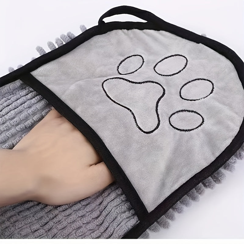 Quick-Dry Super Absorbent Pet Bath Towel For Dogs & Cats - Perfect For Grooming & Bathing!