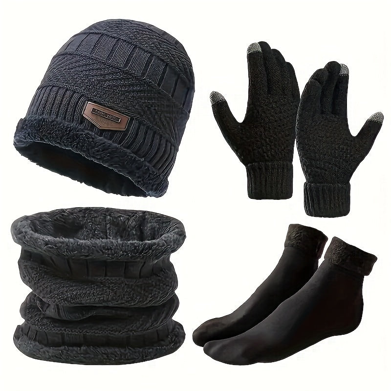 4pcs Winter Warmth Survival Set