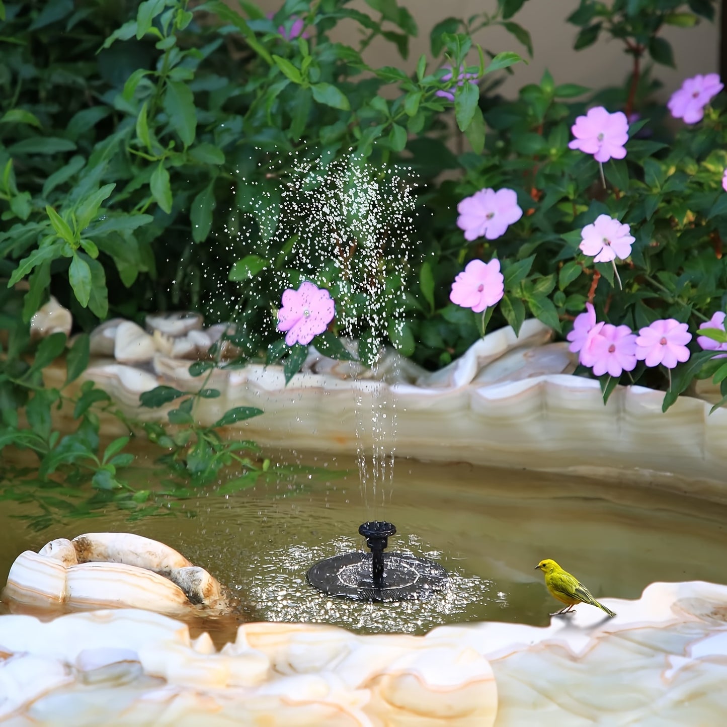1.5W Solar Fountain Pump with 6 Nozzles