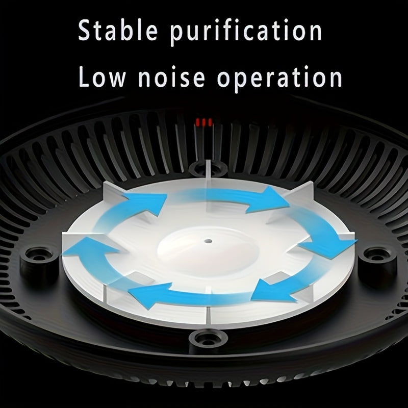 Upgraded Version of Air Purifying Ashtray, Household Smart Smoke Removal for Second-Hand Smoke, Car, Living Room, Office Smoke Artifact, Easy to Carry, Use, Convenient, Use AA Batteries to Power It, Without Batteries, 5 Impor