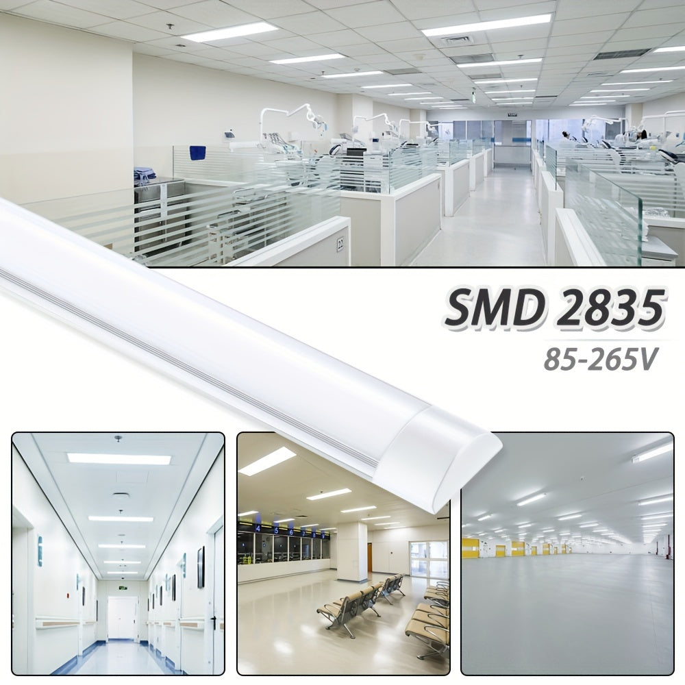 10-PACK 4-PACK 2-PACK 1-PACK 30.48cm 60.96cm 91.44cm 121.92cm 152.4cm LED Strip Lights Batten Tube Light Garage Workshop Ceiling Lamp Garage Ceiling Fixture
