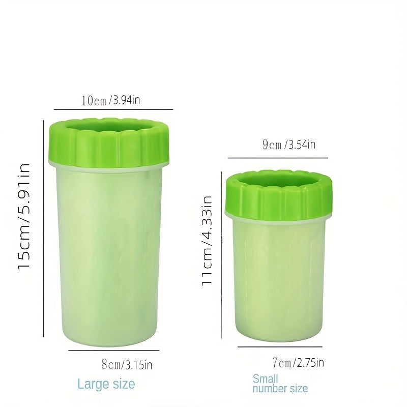 [Magic Pet Cleaner] Portable Automatic 1pc Silicone Pet Foot Washing Cup | Dog & Cat Paw Cleaner, Magic Beauty Cleaning Wipe-Free Brush for Dirty Paws, Travel-Friendly, Available in Blue, Pink, Green, Light Blue