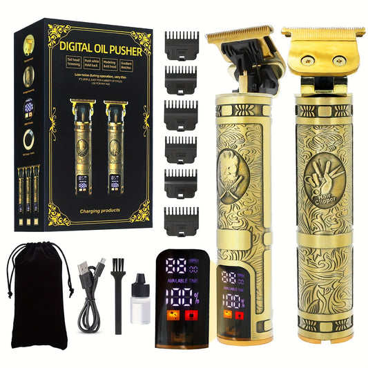 Beard Trimmer Hair Clippers Men, Professional T-Blade Beard Trimmer.