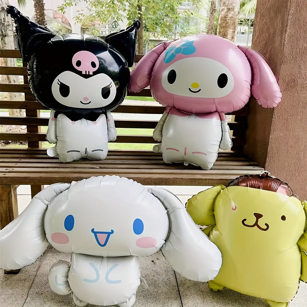 1-Pack/3-Pack Large Sanrio Series Artificial Jade Dog Aluminum Foil Balloons Party Decoration Balloons
