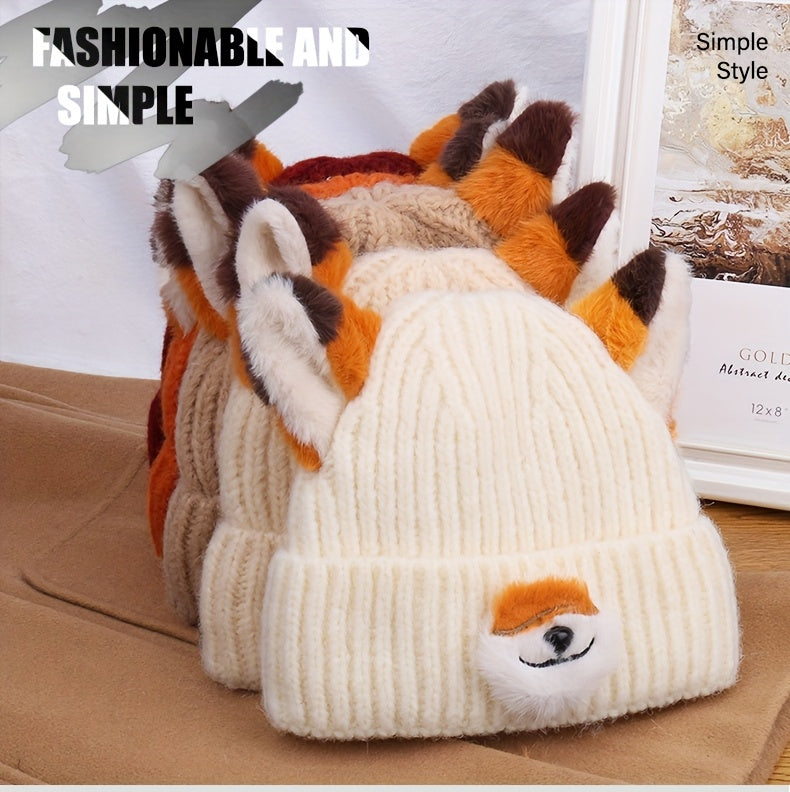 Cute Fox Ears Beanie Hat