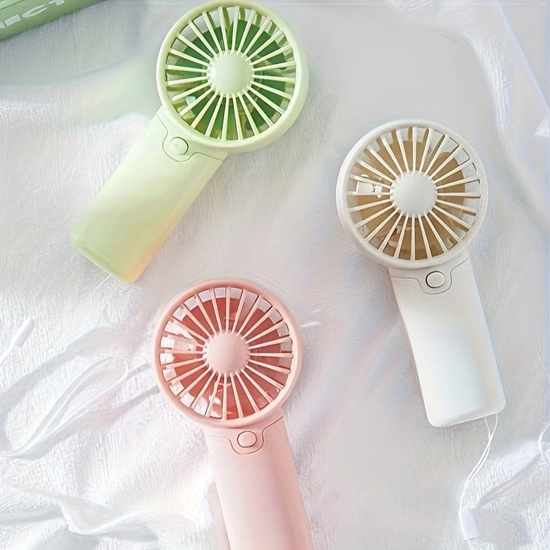 Battery Operated Mini Portable Fan, Lightweight Handheld Fan