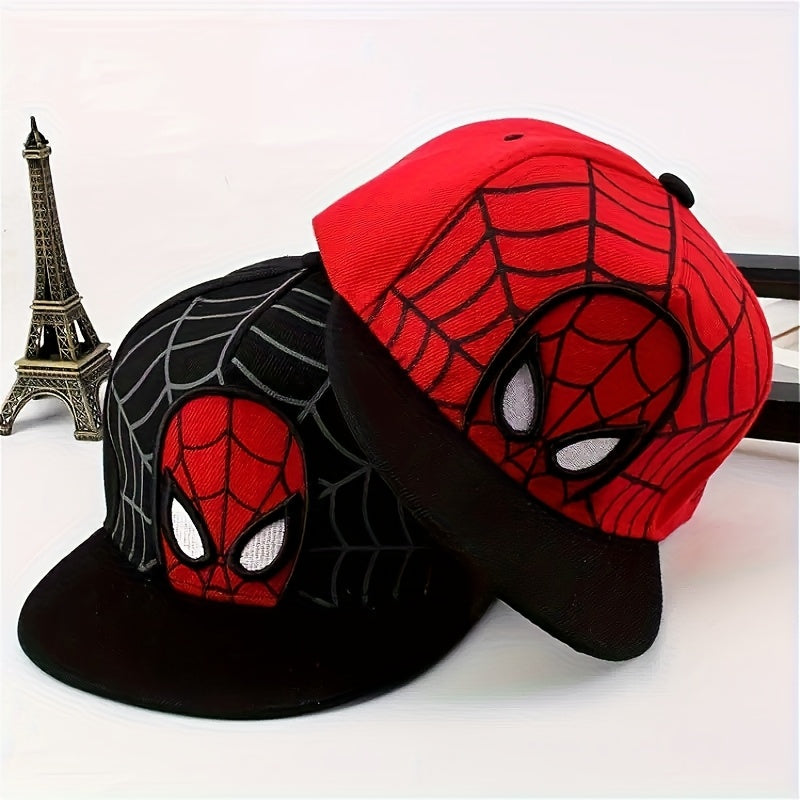 Marvel 1pc Spider-Man Outdoor Breathable Sunshade Baseball Cap Daily Use Duckbill Hat Casual Hat Suitable for Christmas, Valentine's Day, Thanksgiving, Easter and Halloween Perfect Holiday Gift Mood Gift