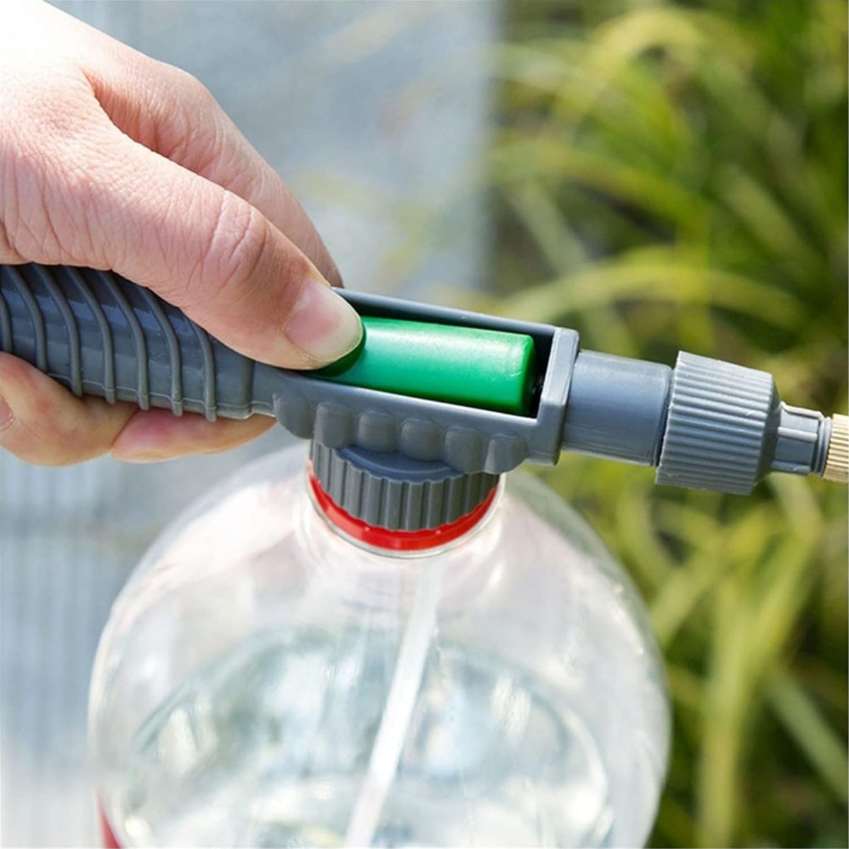 1/2pcs Adjustable Drink Bottle Sprayer, High Pressure Air Pump Manual Sprayer, Portable Magic Sprayer, Bottle Cap Sprinkler, Garden Watering Tool for Watering and Spraying Fertilizer