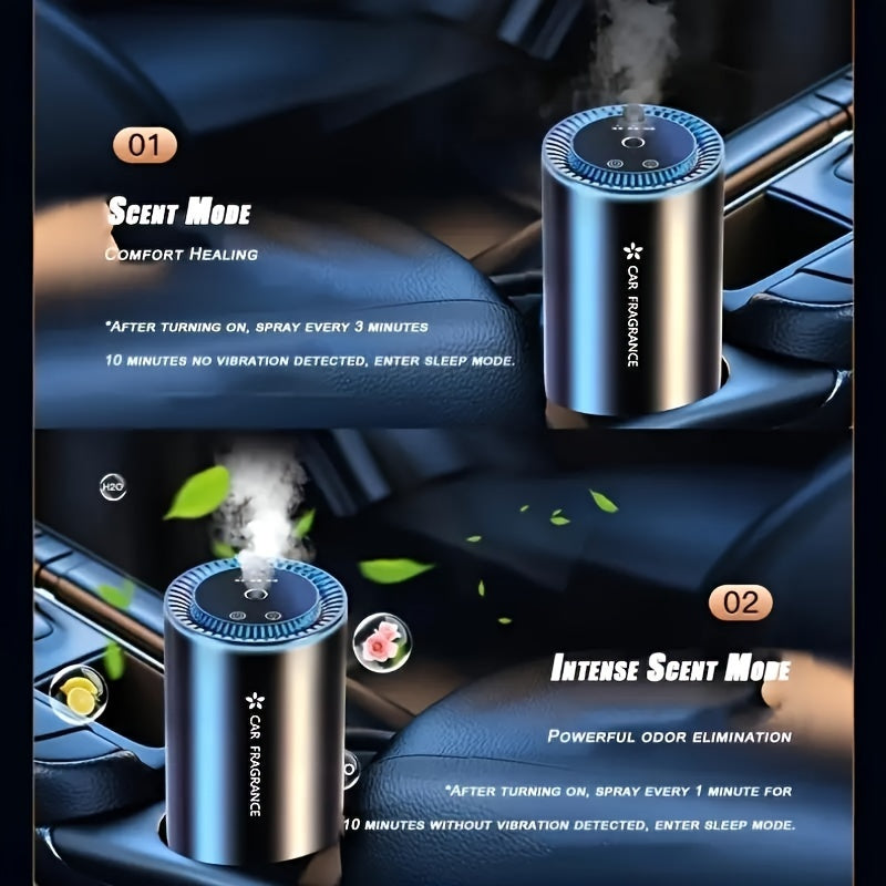 Essential Oil Refills for Smart Car Air Freshener – Long-Lasting Natural Scents, Compatible with USB Projector Diffuser
