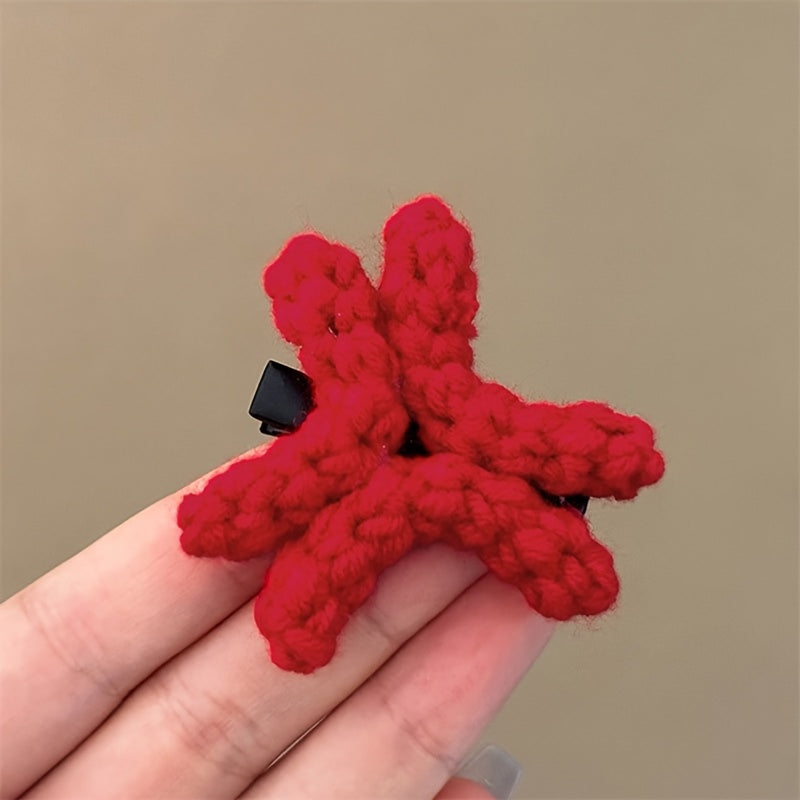 Cute Plush Angry Expression Hair Clip - Fun Cartoon Duckbill Barrette for Women, Solid Color, Simple & Chic