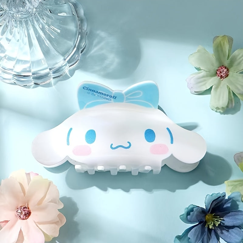 Sanrio Hello Kitty & Friends 3D Hair Claws - Cute, Acrylic Hair Clips for Kuromi, Melody Fans - Perfect Birthday Gifts