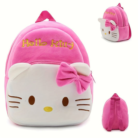 Cute Hello Kitty Backpack Cute Pink and White Hello Kitty Large Capacity Backpack.