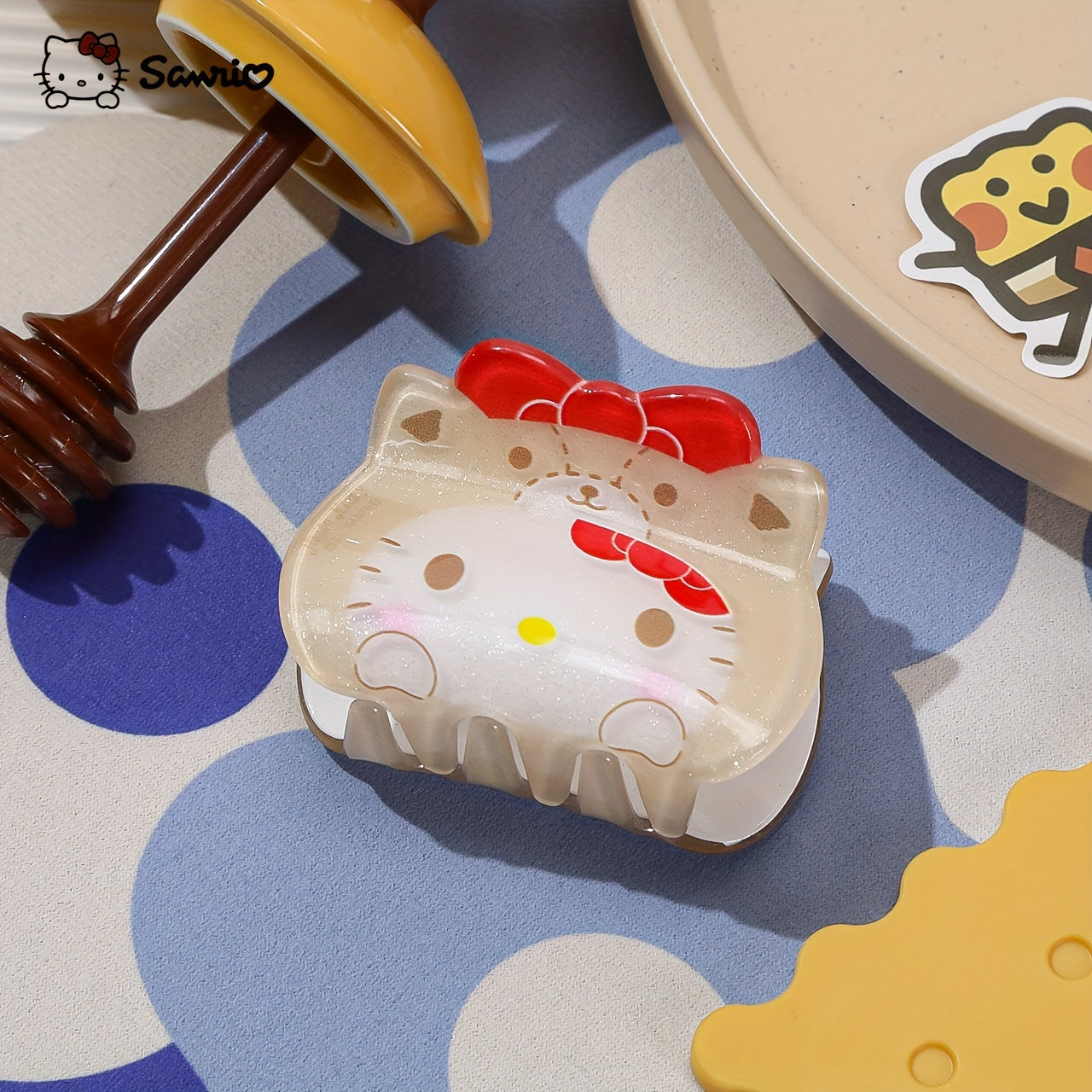 6pcs Sanrio's Hello Kitty and Friends 3D Hair Clip - Cute Cat, Dark Beauty, Melody Design - Acrylic Hair Clip Suitable for Birthday Gifts, Family, Friends, and Classmates, Cute Hair Accessories