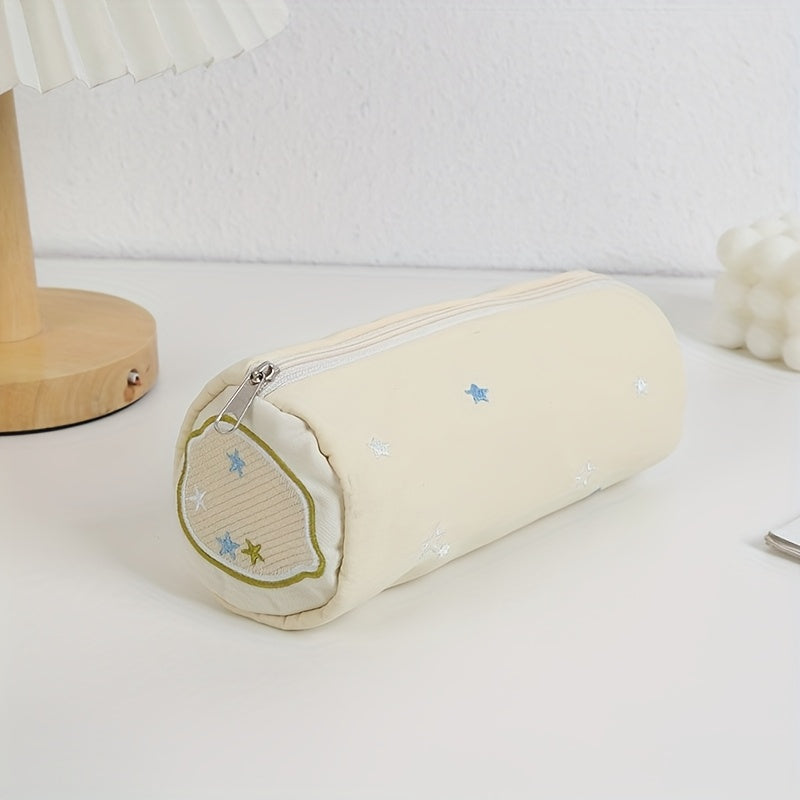 Pink Cat Pencil Case - Fluffy, Cute, High-Quality Fish Board Design, Large Capacity for Pens