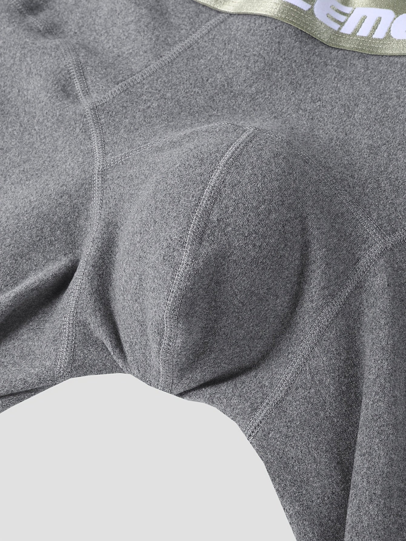 Men's Thermal Underwear Winter Warm Flocked Base Layer Pants - Heavy-Duty, All-Season & Elastic Fit for Cold Weather.