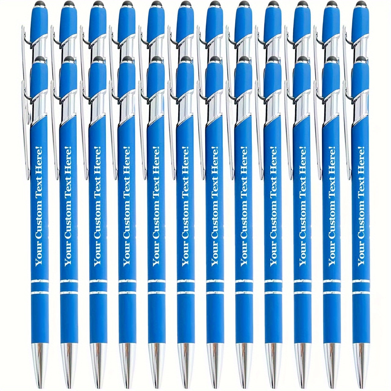 8pcs/16pcs/24pcs Round Metal Retractable Ballpoint Pen Set | Smooth Writing Experience, Medium Tip, Suitable for Office, School, Diary and Art Projects, with Personalized Touch