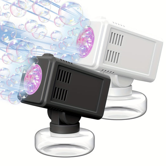 Fully Automatic Bubble Machine Birthday Holiday Gift Toy Portable Bubble Machine Party Outdoor Toys Without Battery, No Bubble Water