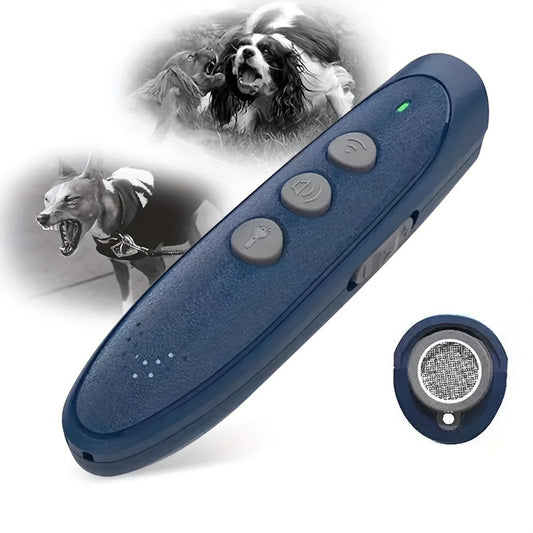 Ultrasonic Dog Bark Deterrent, Dog Barking Device, Gentle And Effective, Indoor/Outdoor Training And 3 Modes