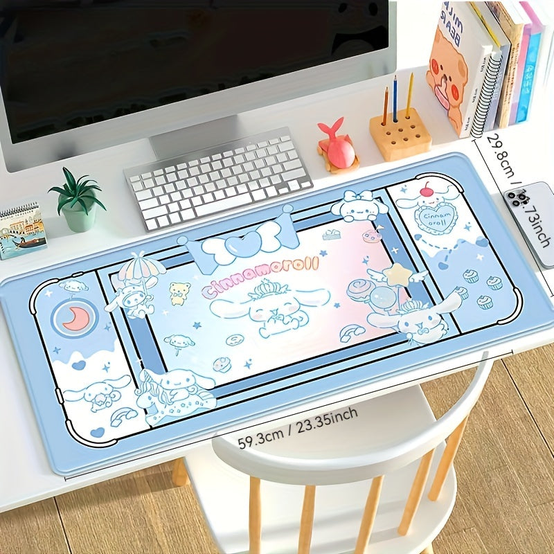My Melody Cinnamoroll Mouse Pad, Cute Desk Mat
