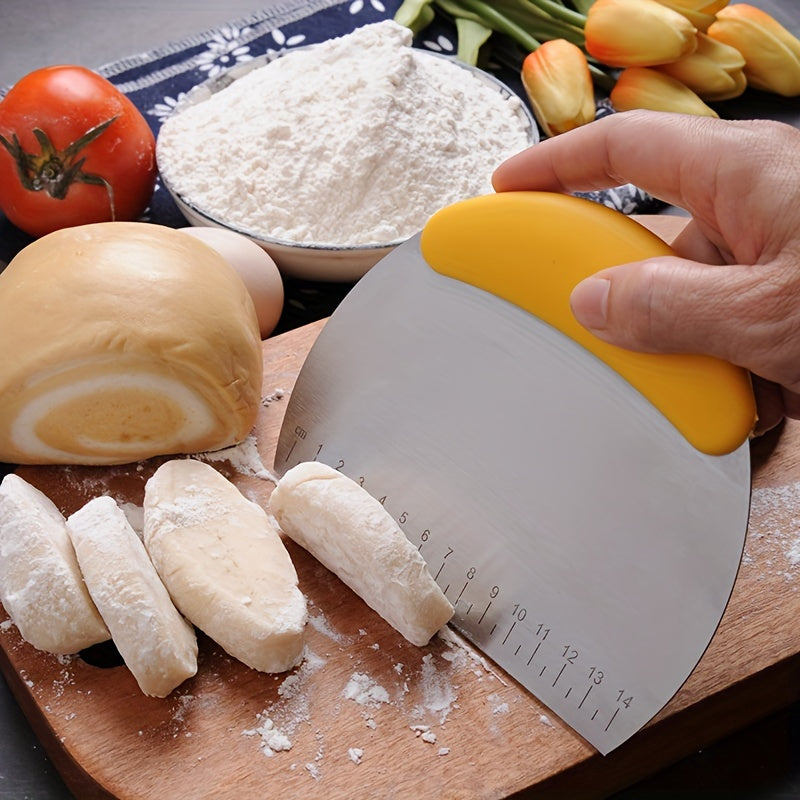 Stainless Steel Pastry Scraper – Multipurpose Baking Tool