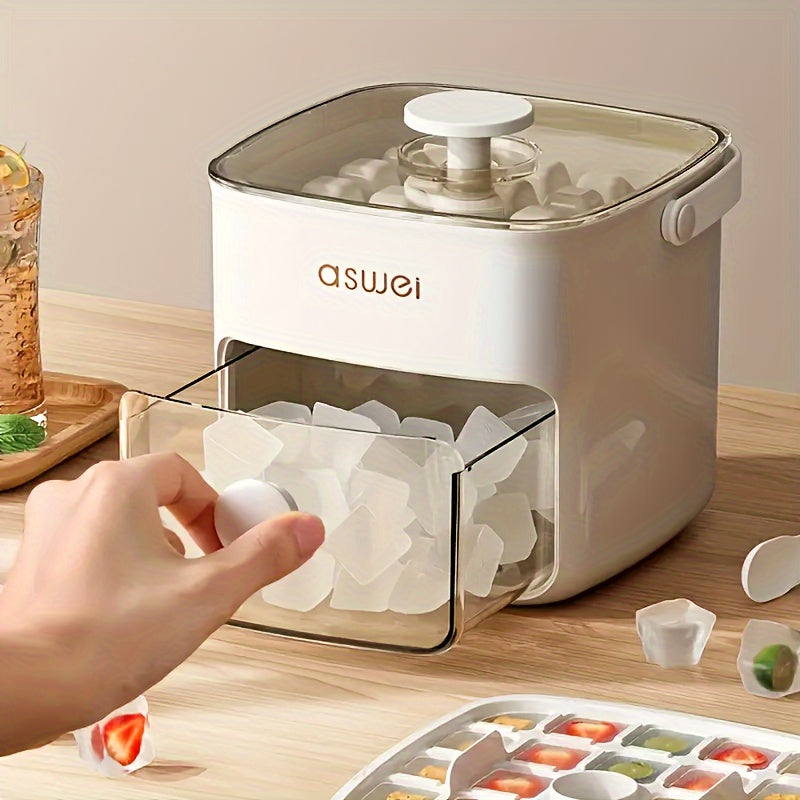 48-Cube Ice Maker with Easy-Press Lid