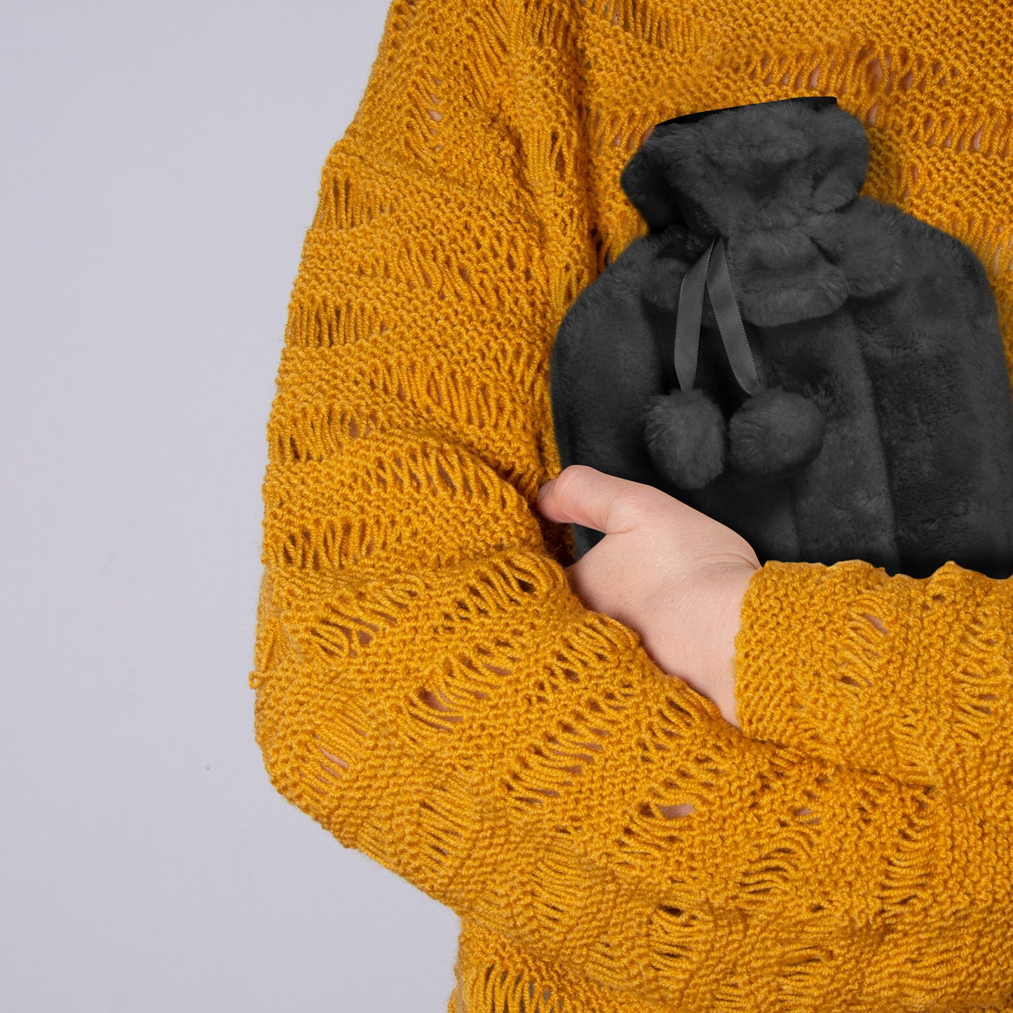 Cosy Hot Water Bottle with Plush Cover