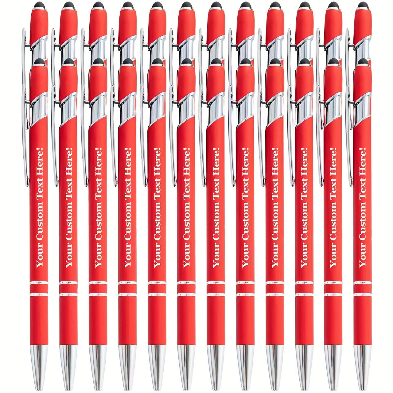 8pcs/16pcs/24pcs Round Metal Retractable Ballpoint Pen Set | Smooth Writing Experience, Medium Tip, Suitable for Office, School, Diary and Art Projects, with Personalized Touch