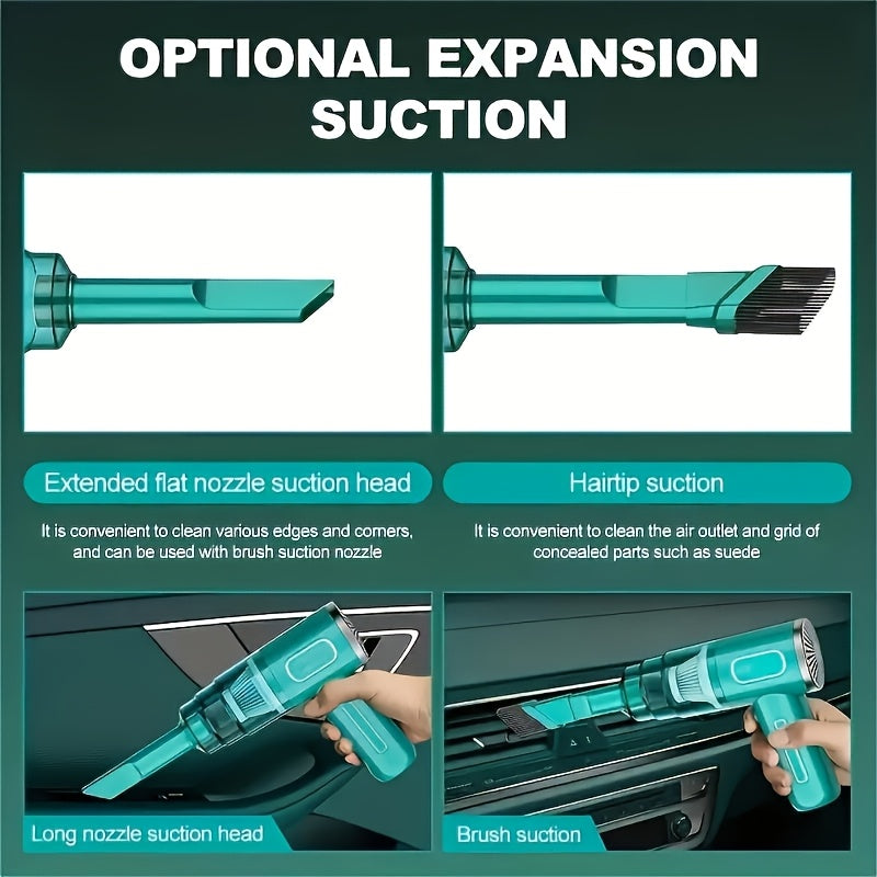 Newly Upgraded Model, Portable Cordless Handheld Vacuum Cleaner,