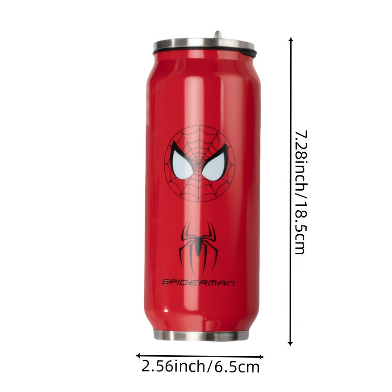 Spider-Man Themed Stainless Steel Insulated Bottle