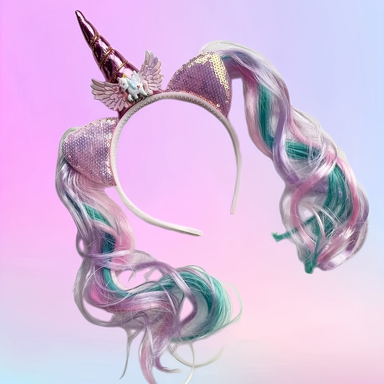 1pc Unicorn Birthday Party Decoration Headband, Holiday Accessories