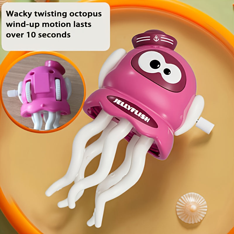 A dancing octopus with a twist mechanism,u