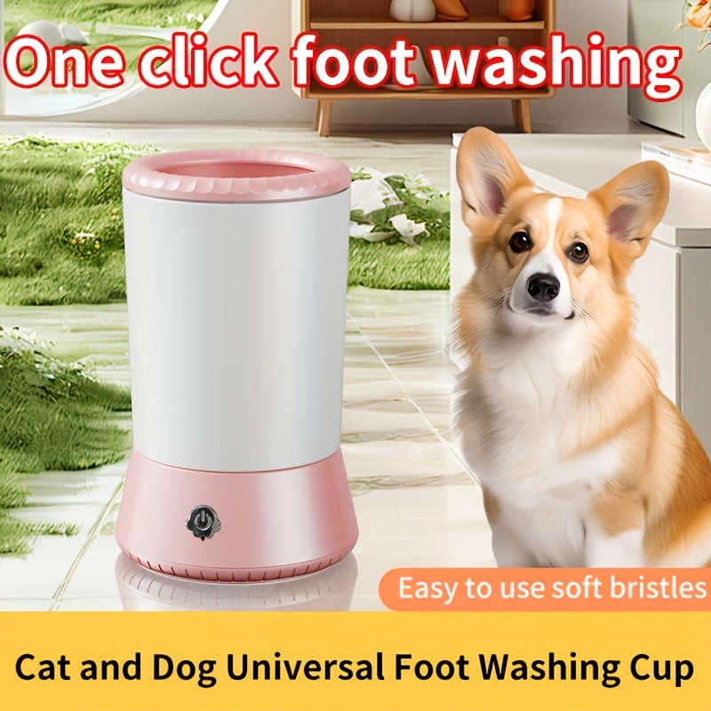 Rechargeable Dog Paw Cleaner - Portable, Gentle & Nourishing Pet Foot Washer for Outdoor Use - Easy-to-Use, Hygienic Solution for Healthy Paws Anytime, Anywhere!