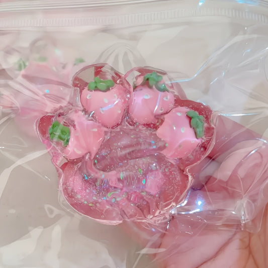 [Relax Toy] Colorful Silicone Nenuole Relax Toy | Strawberry Cat Claw Mud Texture