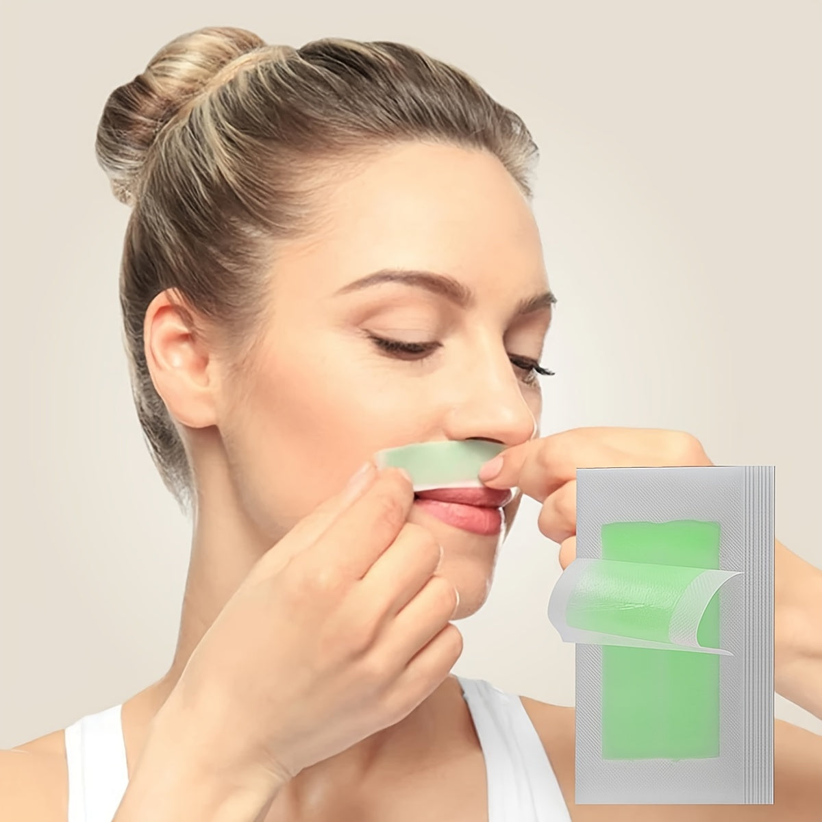 WAXKISS 20-Pack Ready-to-Use Wax Strips Aloe/Lemon/Rose/Lavender Scented Summer Hair Removal Portable travel Size .