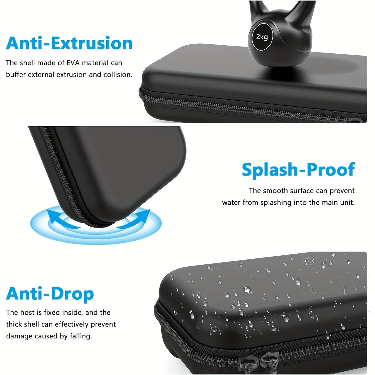 [Switch Storage Case] Waterproof, Shockproof, Dustproof Storage Case for Switch | for All Game Cards, Cables, Earphones, Etc. and Easy to Carry