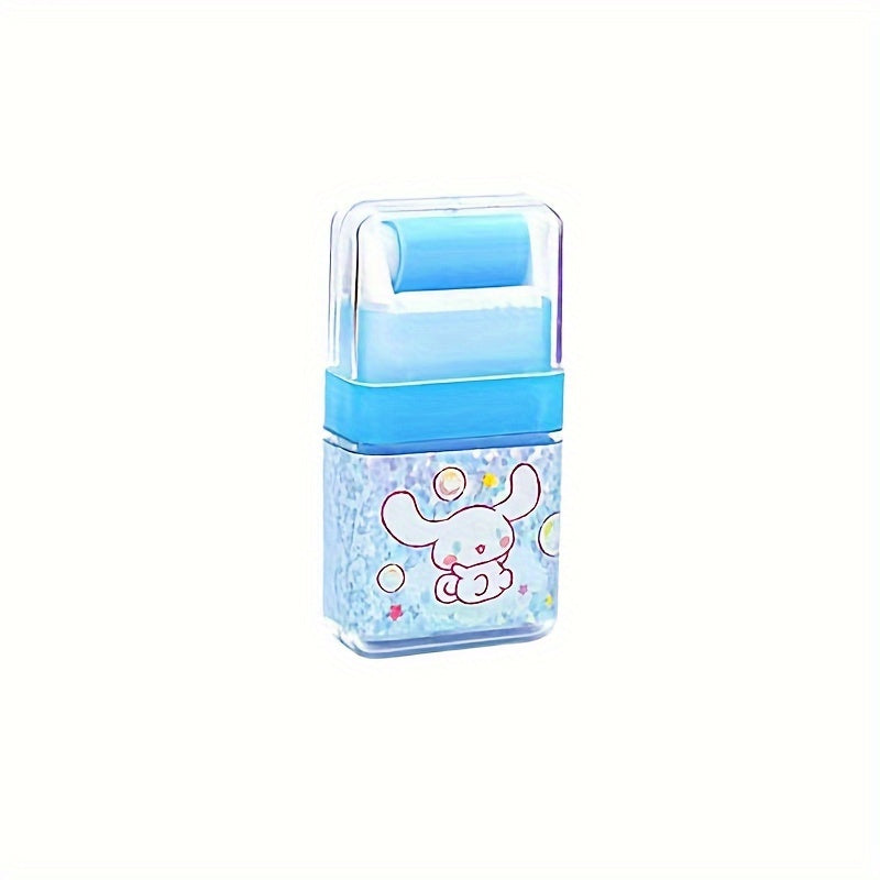 Sanrio for hello kitty & Friends Rolling Erasers for Youngsters - Cute Creative Designs with for my melody, for Cinnamoroll, and for pompompurin - Durable Synthetic Rubber - Ideal for Elementary School Students, School Suppli