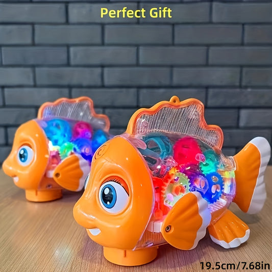 Multi-Functional Toy Car Bus with Flashing Lights & Moving Part