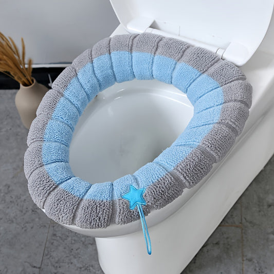 5pcs WinterWarmth Toilet Seat Covers