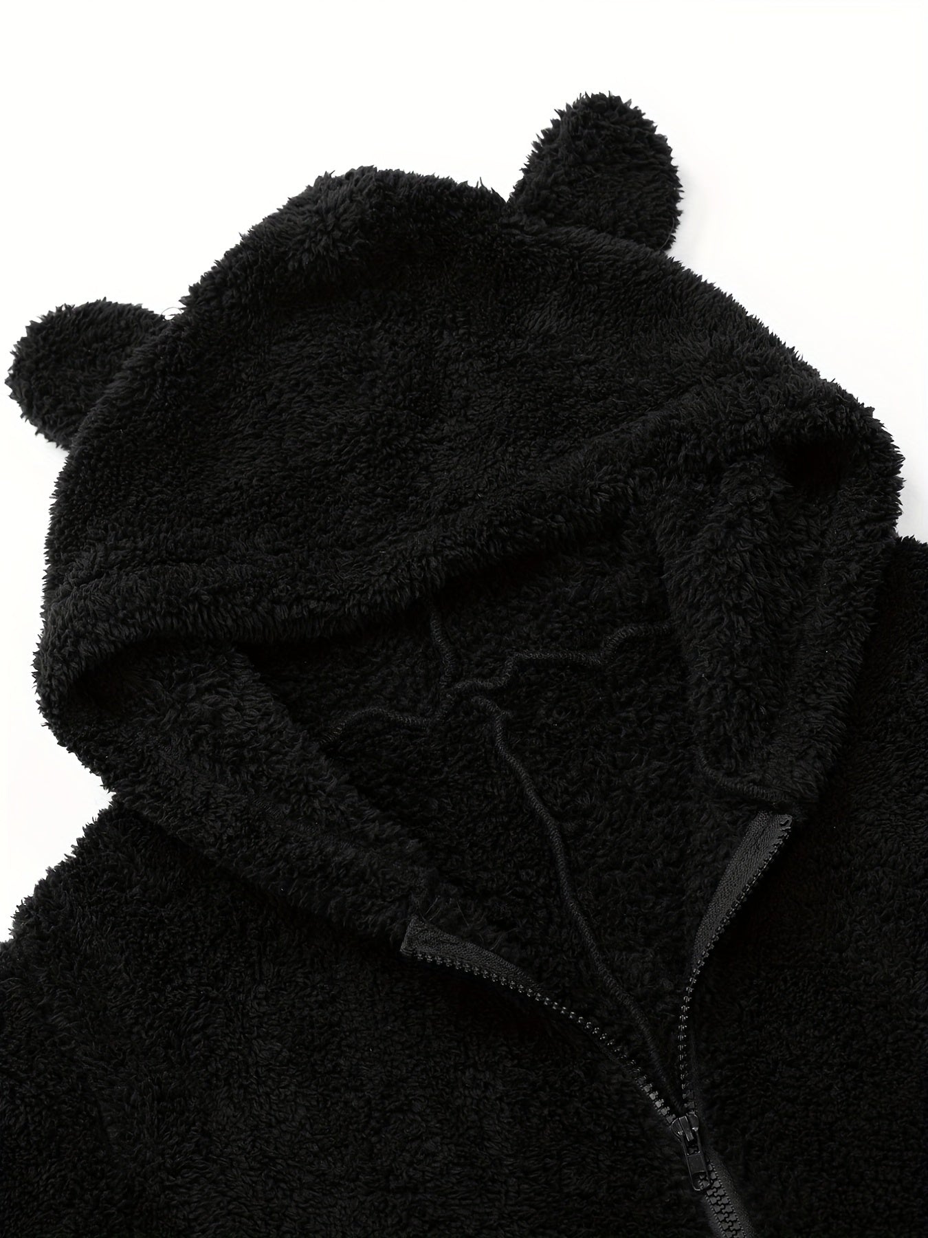 Women's Plush Fleece Pajama Jumpsuit - Hooded, Zip-Up, Easy-Care,