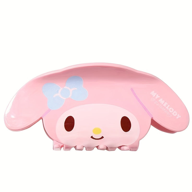 Sanrio Hello Kitty & Friends 3D Hair Claws - Cute, Acrylic Hair Clips for Kuromi, Melody Fans - Perfect Birthday Gifts