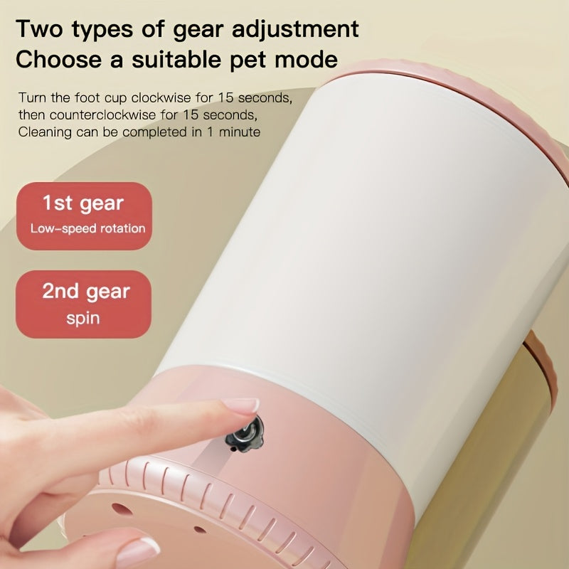 Rechargeable Dog Paw Cleaner - Portable, Gentle & Nourishing Pet Foot Washer for Outdoor Use - Easy-to-Use, Hygienic Solution for Healthy Paws Anytime, Anywhere!