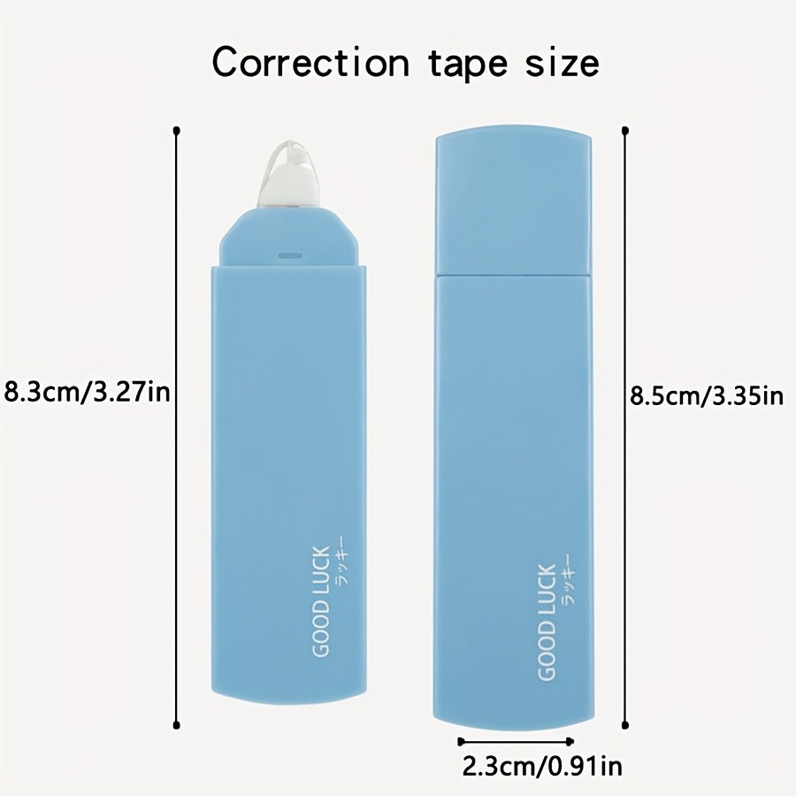 6-Pack Large Capacity Gradient Correction Tape - Smooth, Portable School Supplies for Students, Cute Ins Style, Back-to-School Essentials, Portable Correction Pens, School Supplies Essentials | Gradient Correction Tape | Smoo