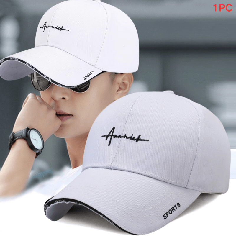1pc Adjustable Snapback Baseball Cap - Black, Comfortable Fit for All Head Sizes, Stylish & Versatile, Polyester Material, Sports Cap|Sleek Black Cap|Adjustable Fit